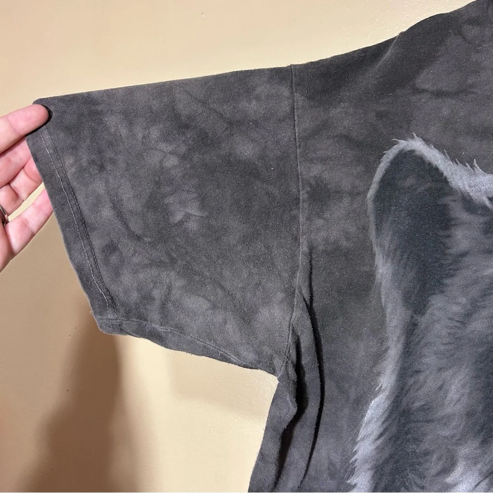 2018 Liquid Blue Growling Wolf Tie Dye Shirt Short Sleeve Size XL - Picture 3 of 6